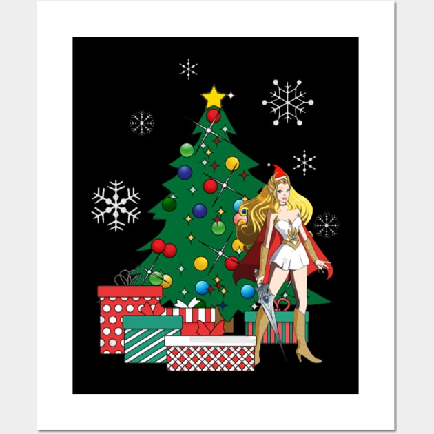 She Ra Around The Christmas Tree Wall Art by squids_art